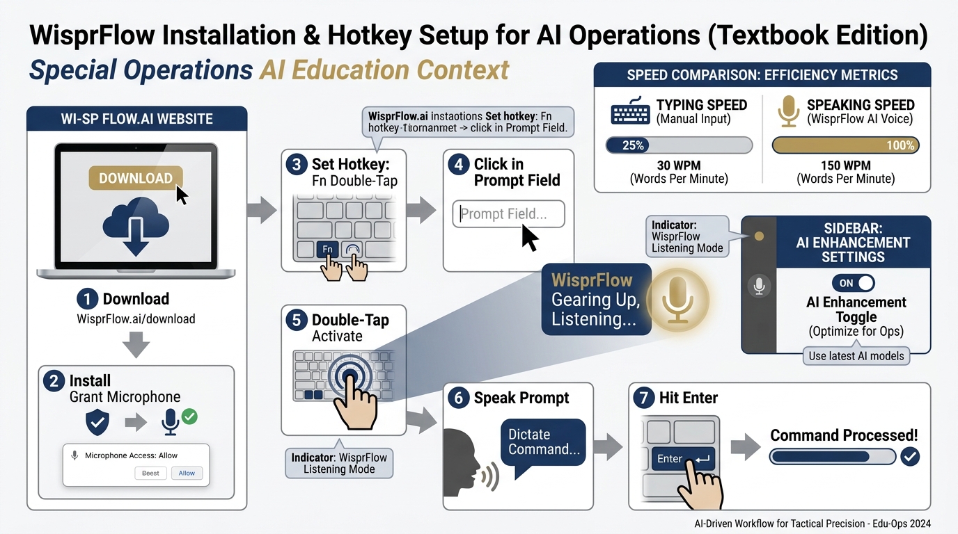 WisprFlow installation and hotkey setup