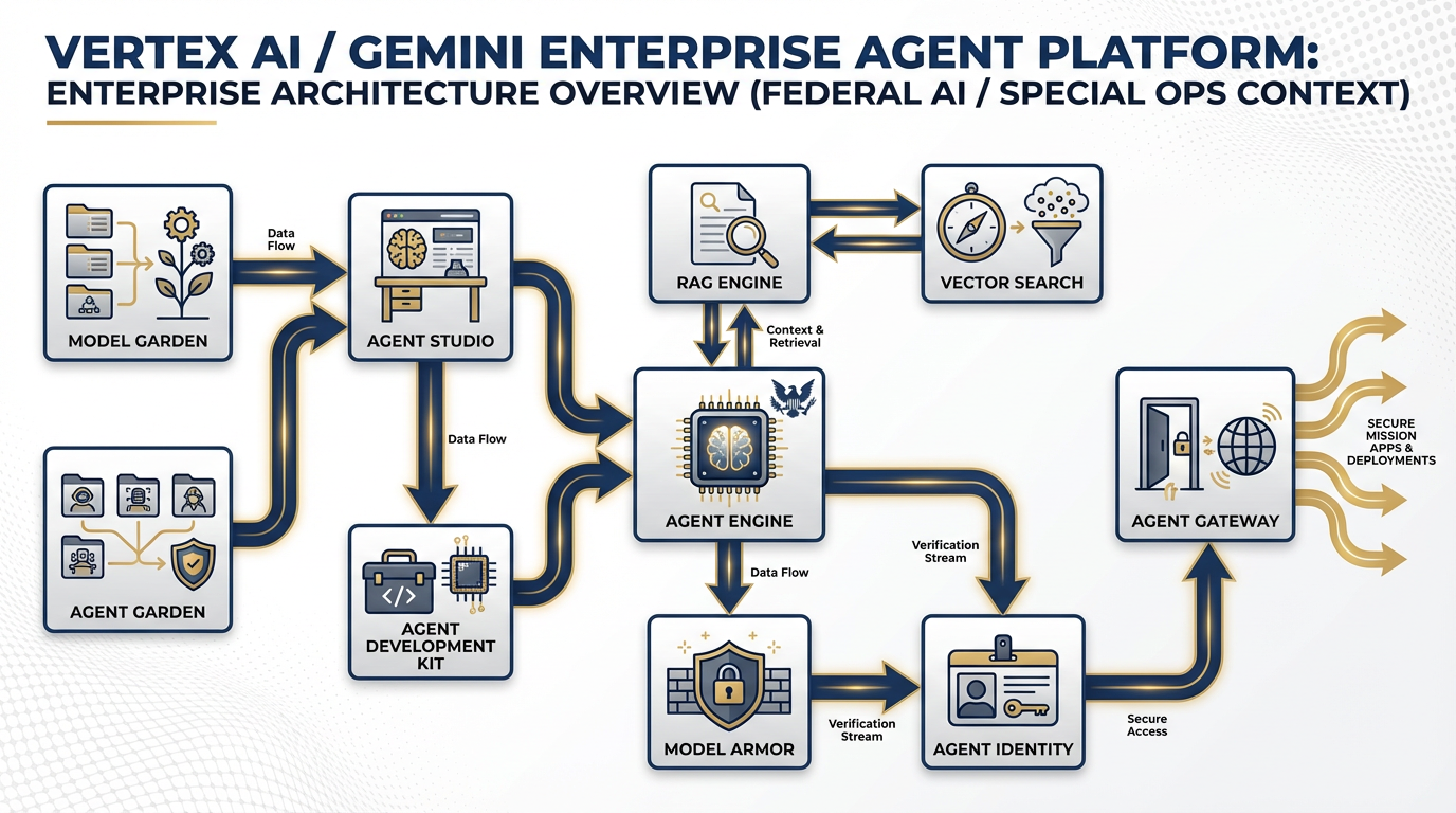 Vertex AI / Gemini Enterprise Agent Platform components overview