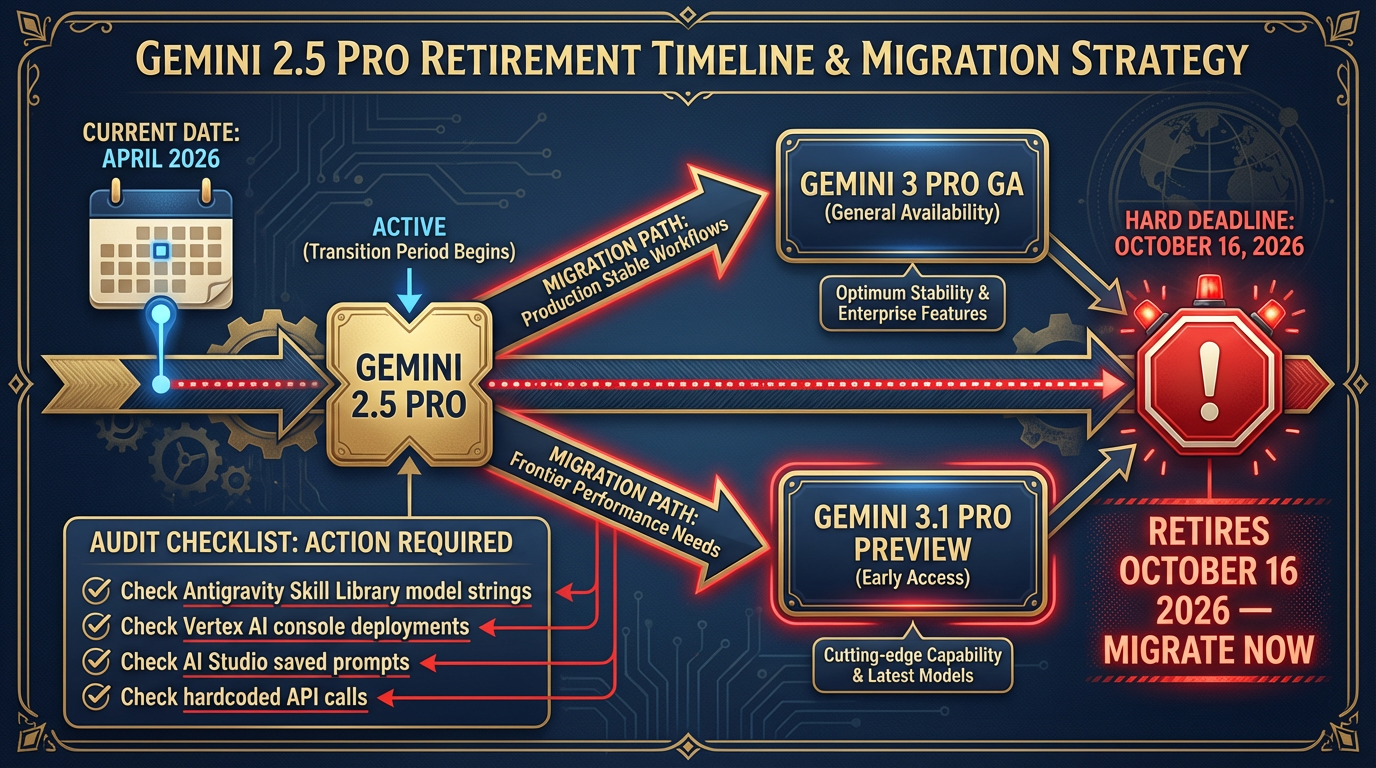 Gemini 2.5 retirement timeline and migration guidance