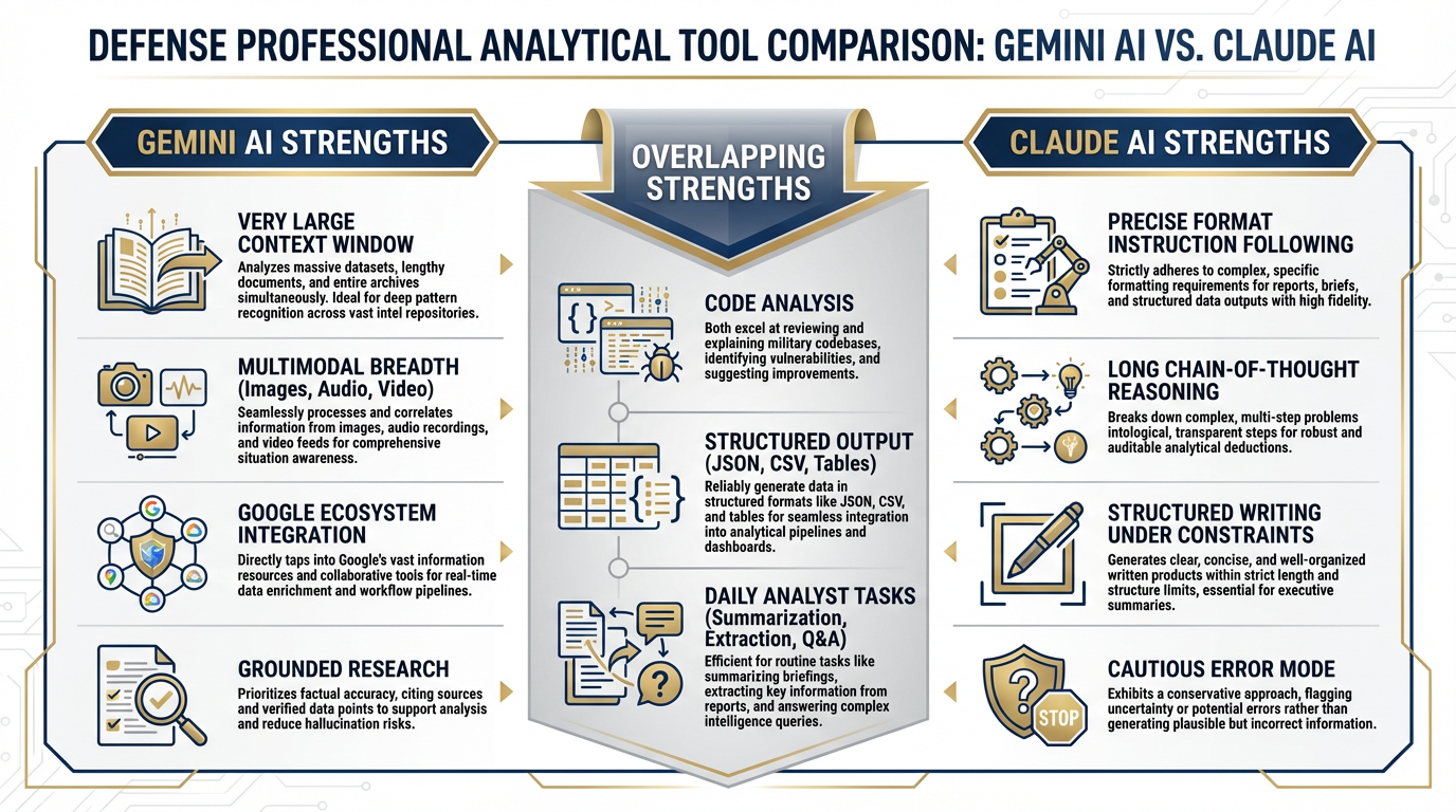 Gemini vs Claude temperament comparison across task types
